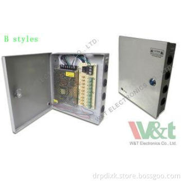 12V 90W CCTV Power Supply For GSM Alarm System , 9 Channel